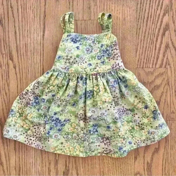 Blueberi Boulevard Other - Blueberi Boulevard Vintage Infant Girls Floral Dress Size 24 Months